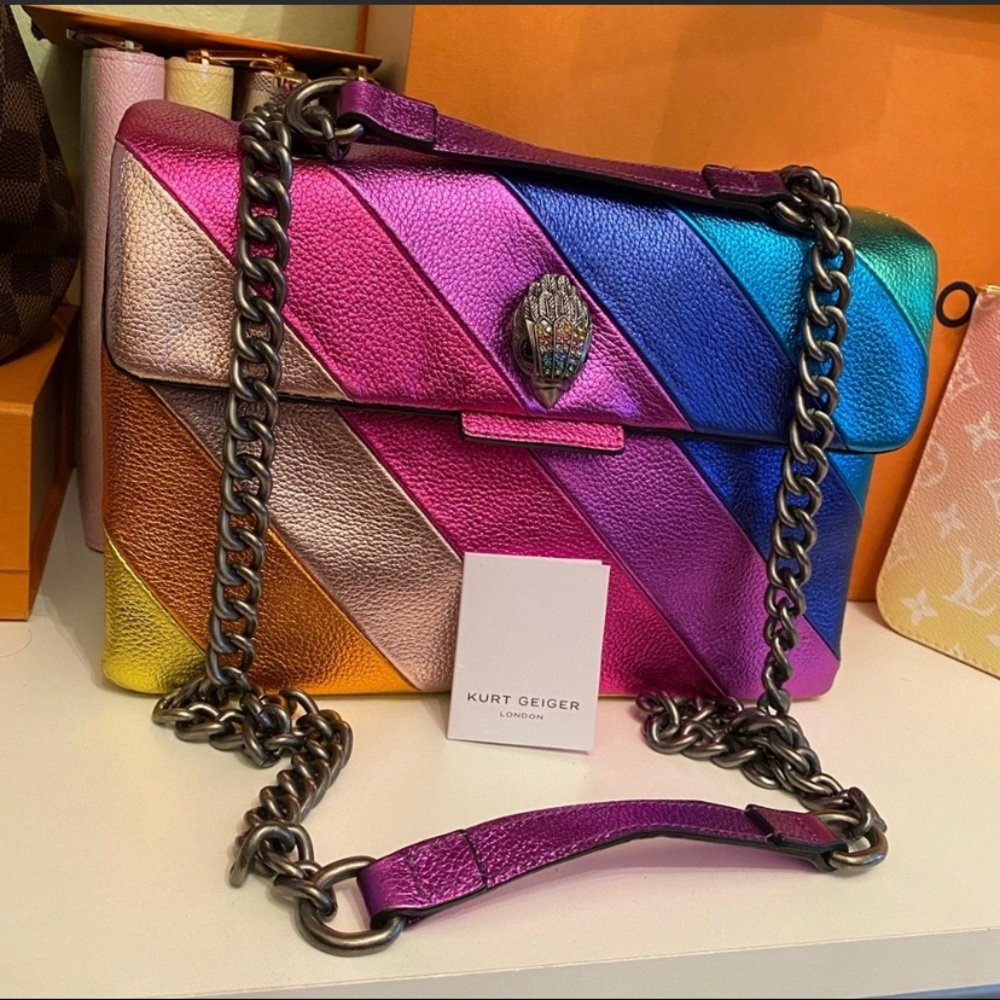 Kurt Geiger Kensington Rainbow Large purse